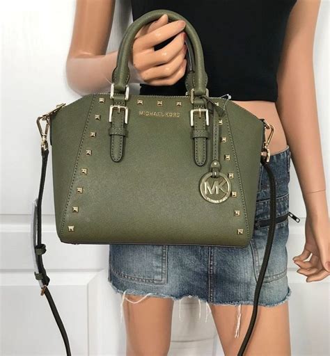 michael kors purse olive green